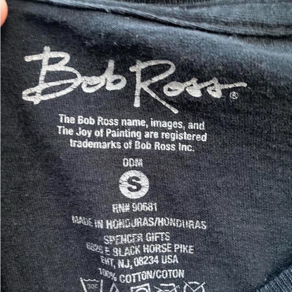 Navy BOB ROSS Graphic Tee - Picture 4 of 4